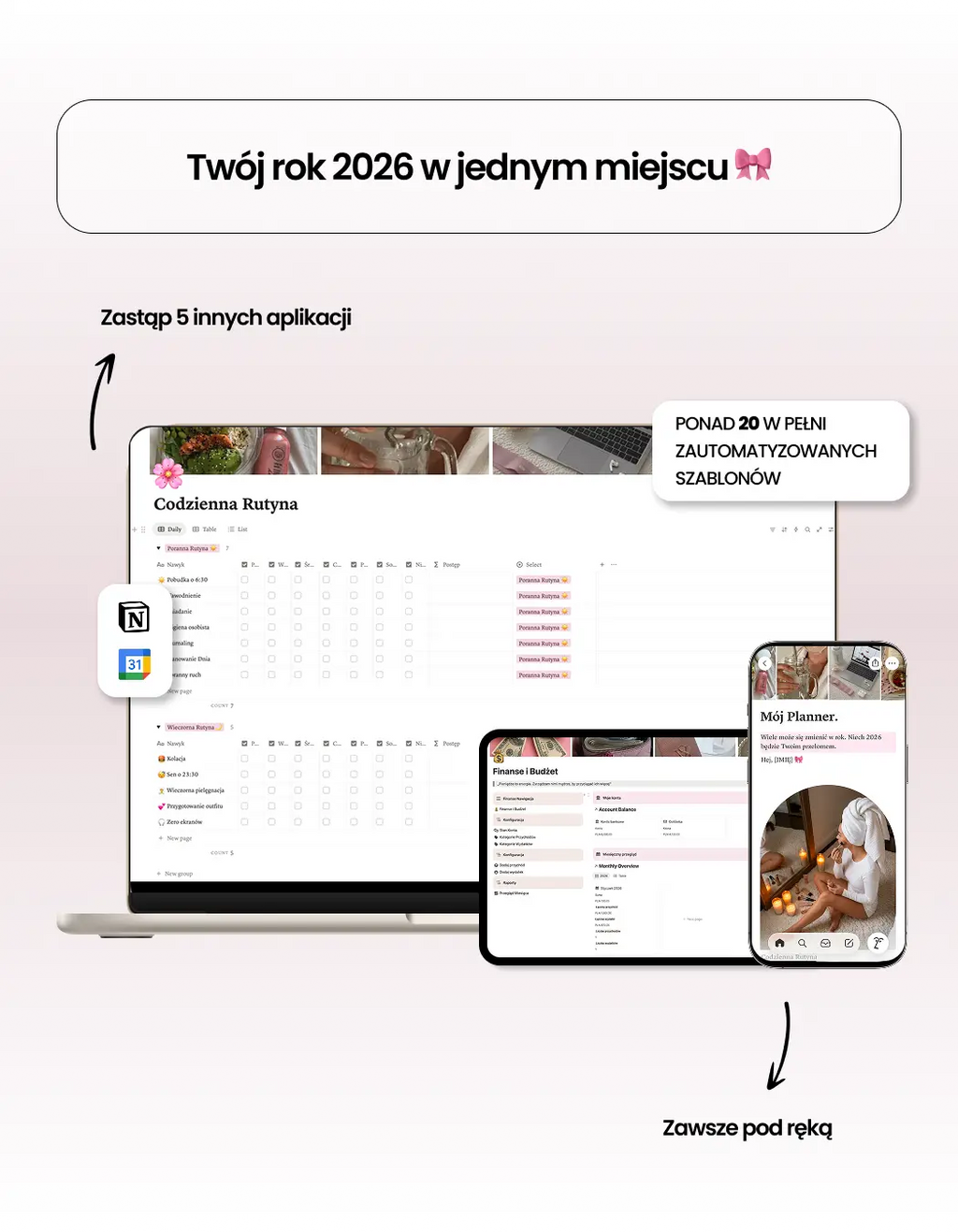ALL IN ONE PLANNER NA 2026 – Twój Osobisty System w Notion