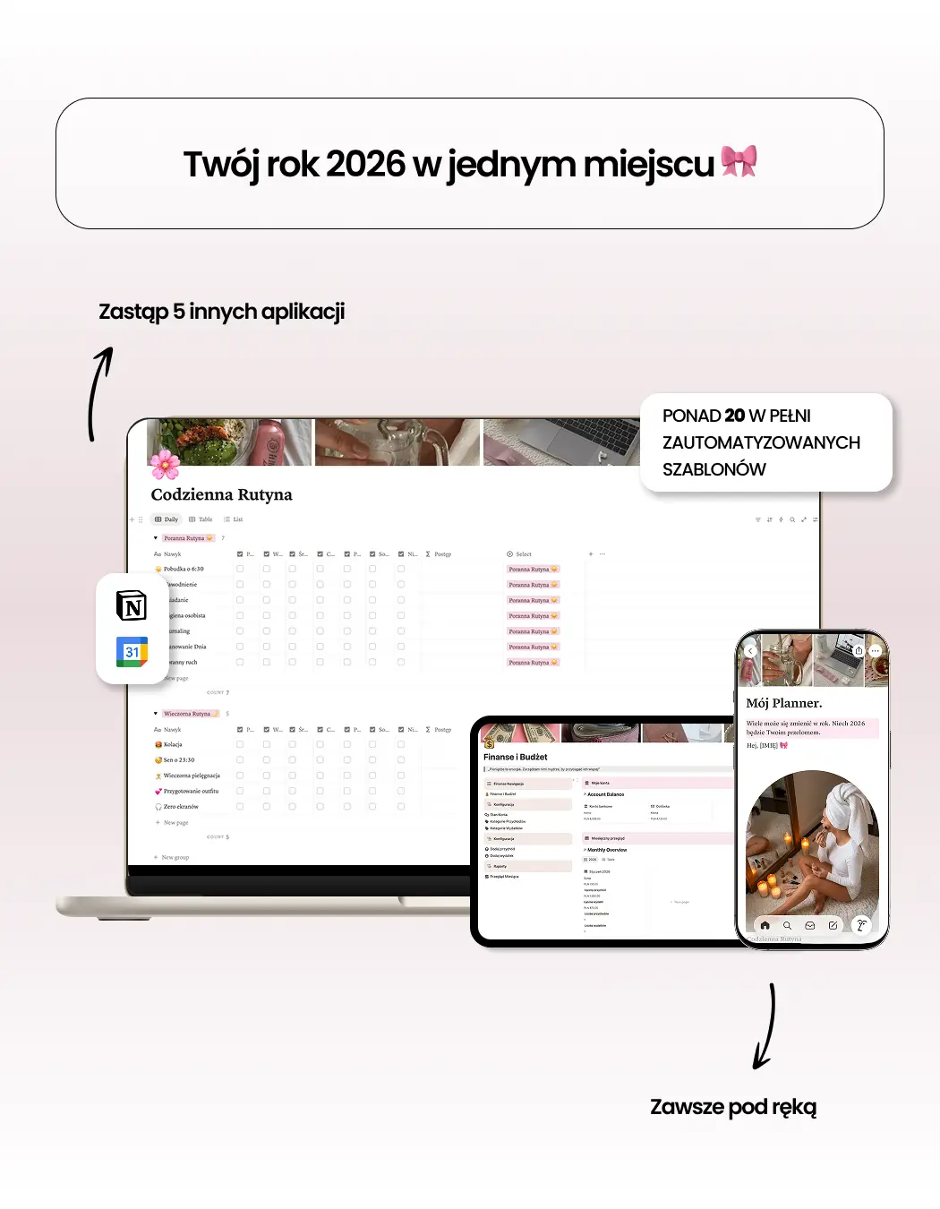 ALL IN ONE PLANNER NA 2026 – Twój Osobisty System w Notion