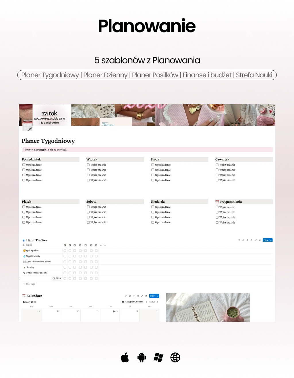 ALL IN ONE PLANNER NA 2026 – Twój Osobisty System w Notion