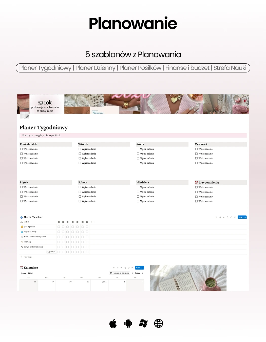 ALL IN ONE PLANNER NA 2026 – Twój Osobisty System w Notion